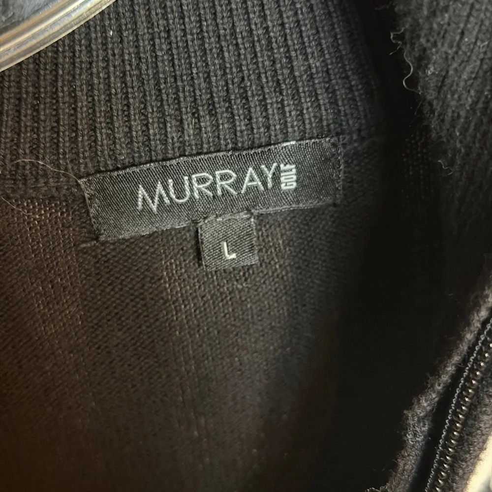 Men's Classic Black‎ Argyle Zip-Up Sweater